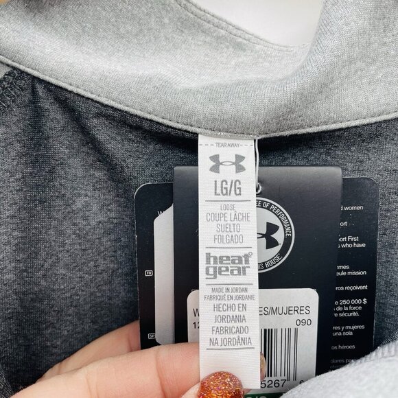 Under Armour Womens Size Large Freedom Tech Tactical Half Zip Pullover $45 2629 - Picture 7 of 11